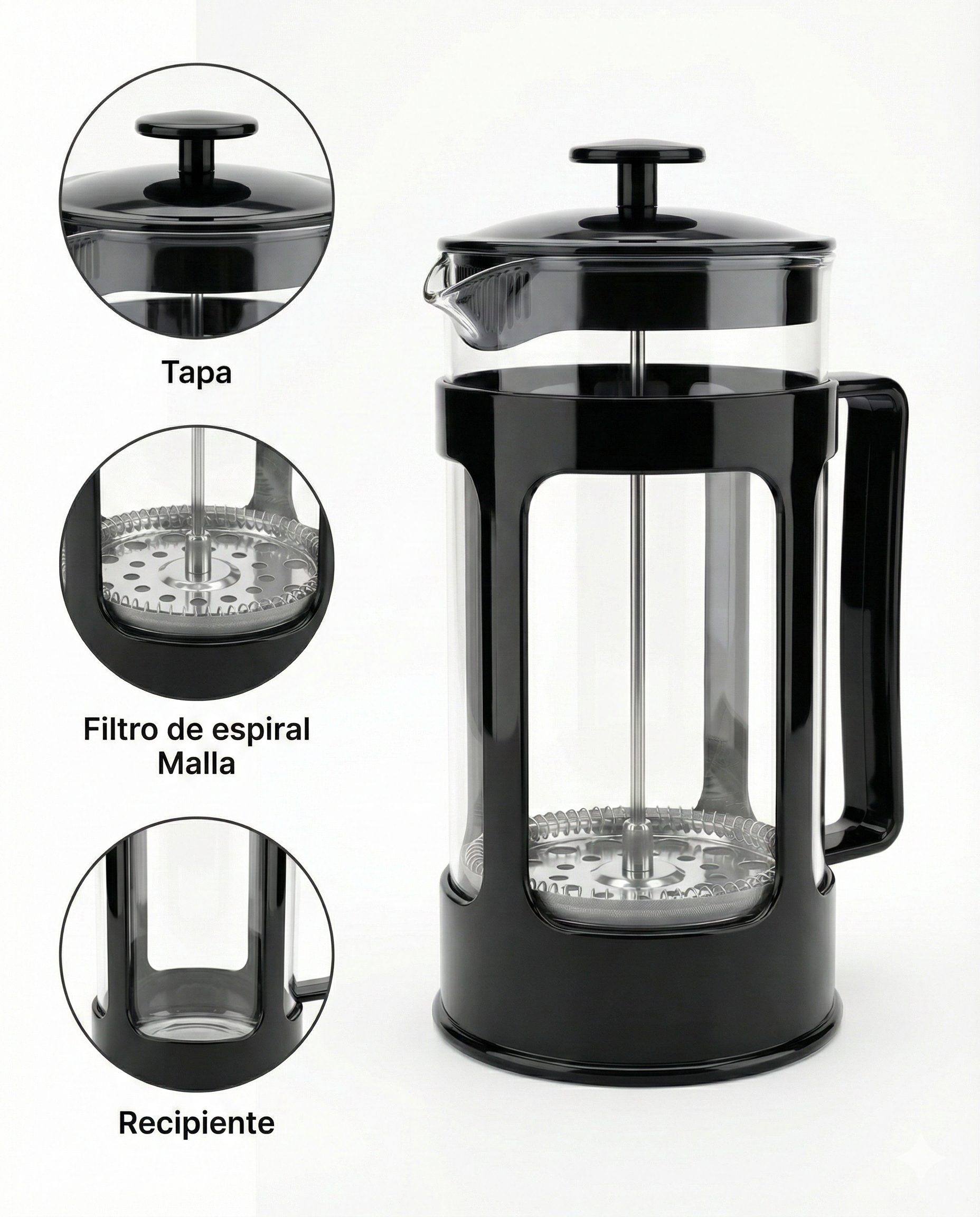 Kit Café Especial + Prensa Francesa – El Ritual Consentido del Cafetero