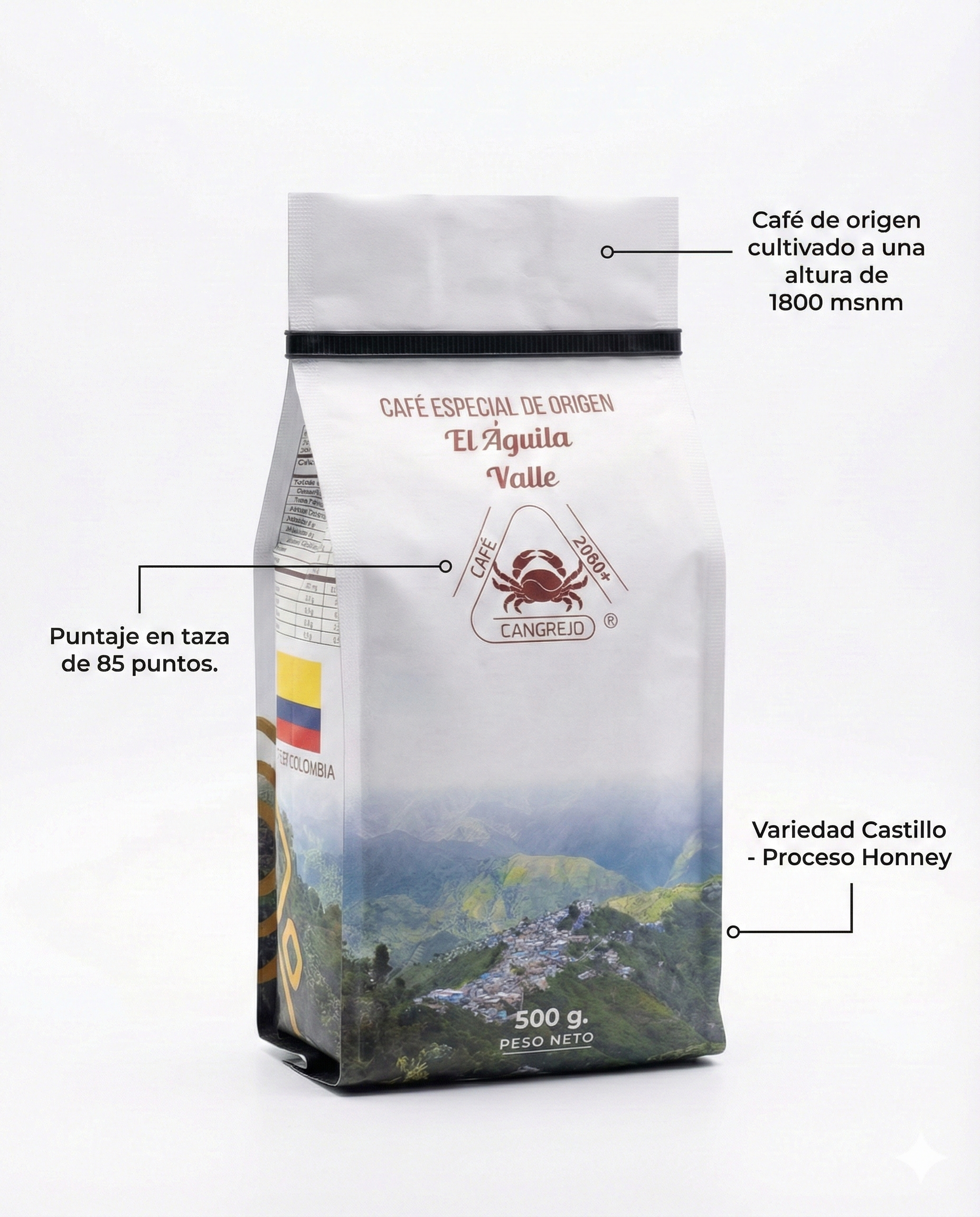 Café Cangrejo 2050+ (500 gr)